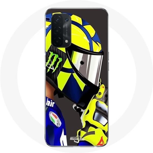 Funda - Maniacase - Oppo A74 5G - Valentino Rossi - Flexible - Negro-image