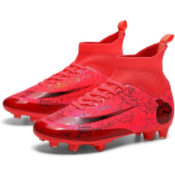 MęSkie Buty PiłKarskie Korki PiłKarskie Za Kostkę DziecięCe Kolce PiłKarskie Treningowe Sportowe Trampki Ultralekkie Buty PiłKarskie Na Trawę 47-image