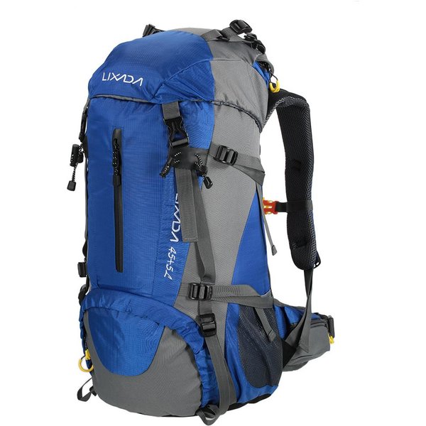 Mochila Resistente Al Agua De 50L Para Deportes Al Aire Libre, Mochila Para Senderismo Y Acampada Negro-image