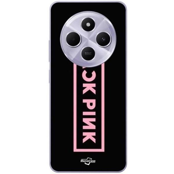 Coque Xiaomi Redmi 14C Blackpink VIP Tickets Blackpink Logo Front Noir Maniacase Negro-image