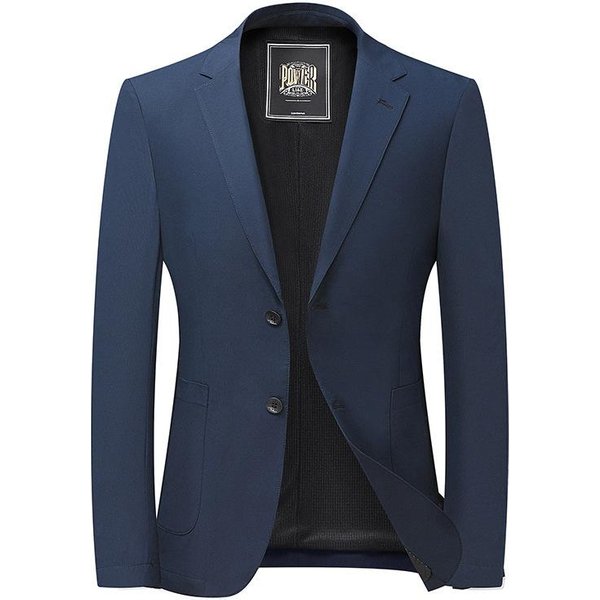 Trajes De Hombre Primavera Y OtoñO Trajes Casuales Finos Trajes PequeñOs Ajustados Sin Planchado Chaquetas De Traje Individual Para Hombre 4XL-image