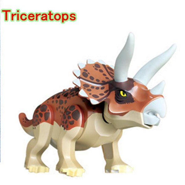 Klocki BlokująCe Dinozaury Z Jurajskiego Parku Tyranozaur Rex Wjern Welociraptor Stegozaur Zabawki Konstrukcyjne Idealne Dla Dzieci Dinozaur-image