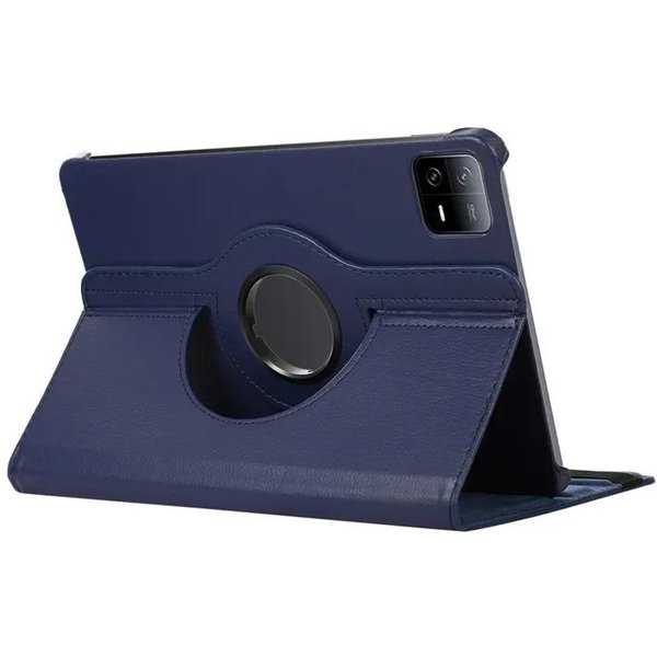 Etui Funda Dla Xiaomi Pad 7 Z Obracanym Stojakiem Ze SkóRy PU Do Etui Na Tablet Coque Xiaomi Pad 7 Pro 11,2 Cala Xiaomi Pad7Pro 11.2 Kolor Ciemny Niebieski-image