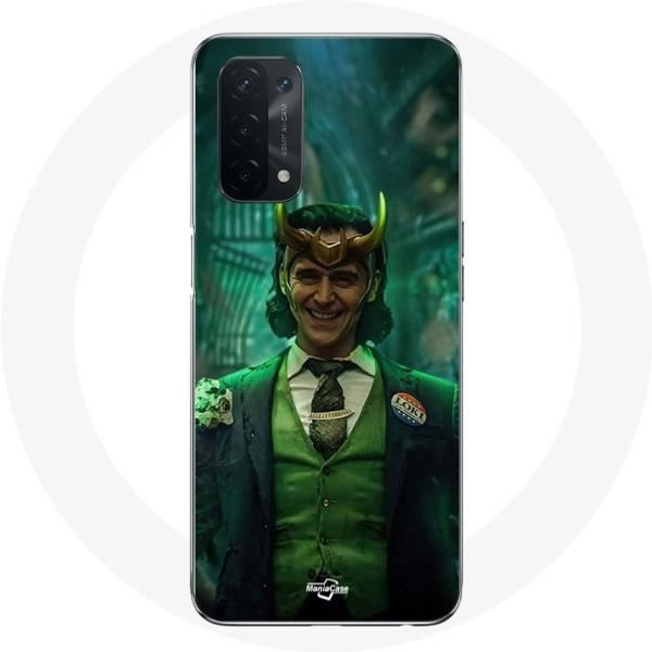 Funda - Maniacase - Oppo A74 - Flexible - Negro - Loki Thor Ragnarok-image