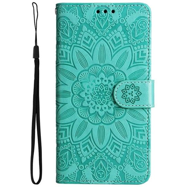 Etui Z Klapką Do Funda Samsung Galaxy A22 A32 A52S 5G A22S A12 A02S M12 M22 M32 A52 Etui SłOnecznik SkóRzany Portfel Tylna Obudowa Telefonu Samsung A22 5G Zielony-image