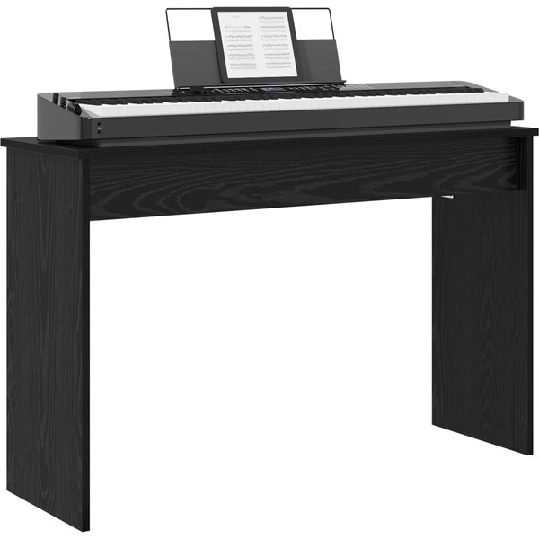 Stojak Pod Pianino Efekt Czarnego DęBu 100 X 32 X 64 Cm-image