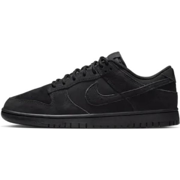 Nike Dunk Niskie Buty Skateboardowe Odporne Na ŚCieranie Unisex Czarne IB6651-001 38.5-image