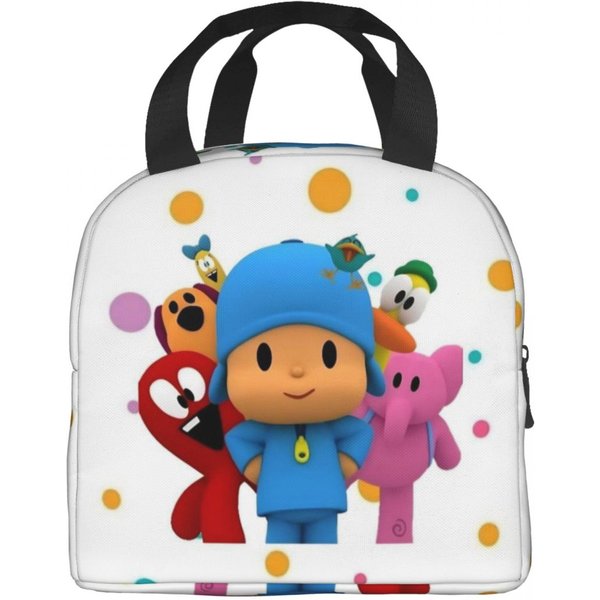 Cajas De Almuerzo Aisladas Pocoyoes Dibujos Animados Accesorios Divertidos Contenedor De Almuerzo MultifuncióN Refrigerador TéRmico Caja Bento Para La Escuela Option 1-image