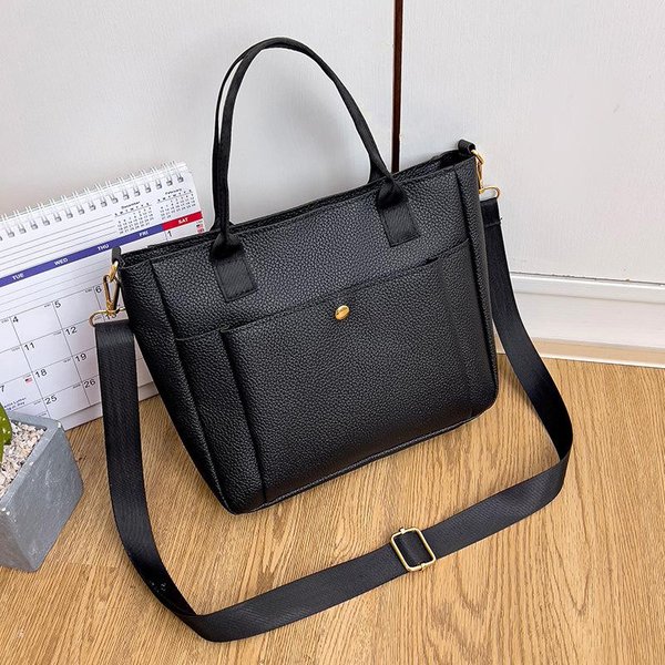 Torba Damska Typu Tote O DużEj PojemnośCi Nowy Styl Torba Na Zakupy S Torba Na Ramię/Przez Ramię Black-image