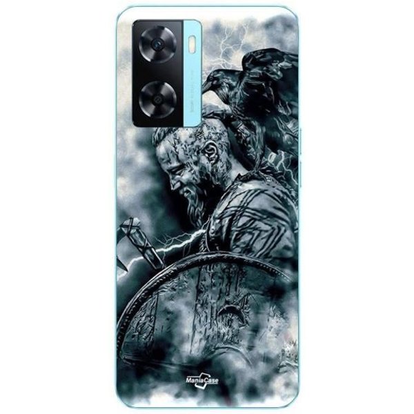 Funda Para Oppo A57S 4G Vikingos Ragnar Lothbrok Escudo Cuervo Maniacase-image