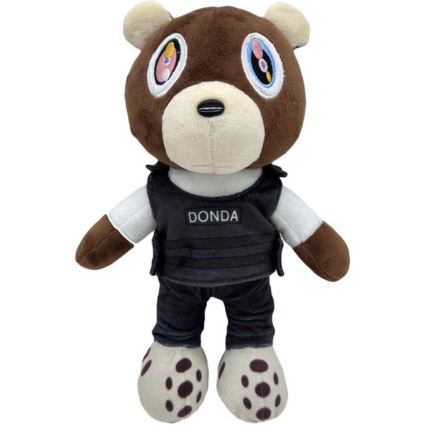 25-30CM Oso De Peluche Divertido Joy Kanye Juguete De Peluche MuñEcos De Dibujos Animados Peluche Suave Juguete Regalo De Navidad CumpleañOs Para NiñOs Brown-image