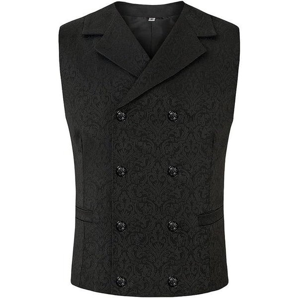 OtoñO 2025 Nuevo Chaleco Casual Para Hombre Delgado Moderno Negocios Botones Empalmado VersáTil Top S-image