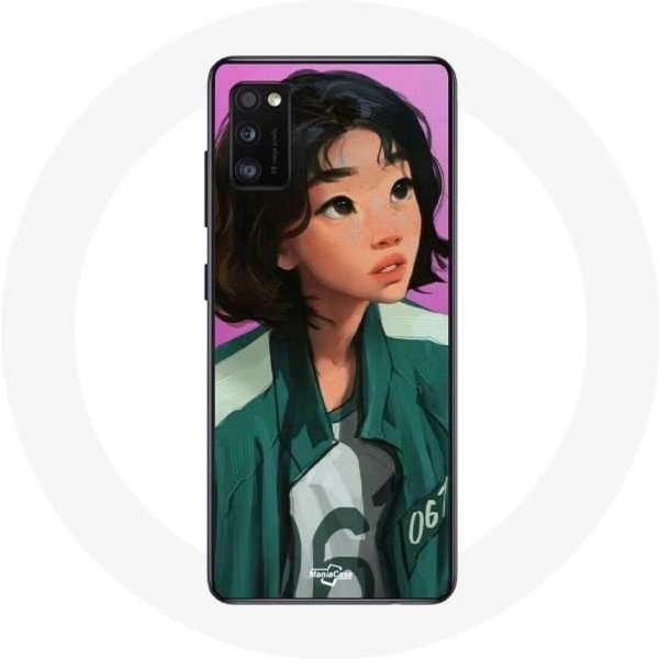 Funda - Samsung - Galaxy A41 - Flexible - Blanco - Squid Game Kang Sae Byeok-image