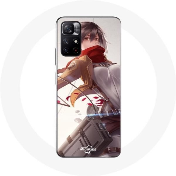 Funda - Xiaomi - Redmi Note 11S 5G - Flexible - Anime - Ataque A Los Titanes-image
