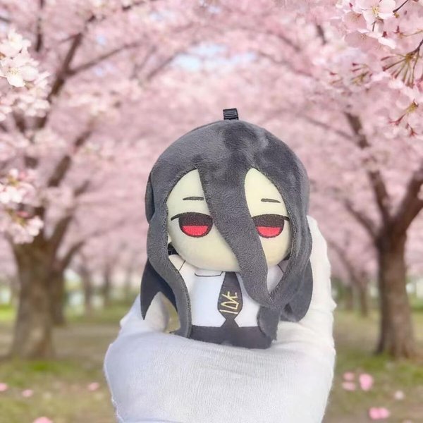 10 Cm Kamukura Izuru Pluszowa Lalka Wisiorek Anime BawełNiana Zabawka Fan Urodziny ŚWięTo Prezent Danganronpa Pluszowe Zabawki Kolekcjonuj 10Cm Gray-image