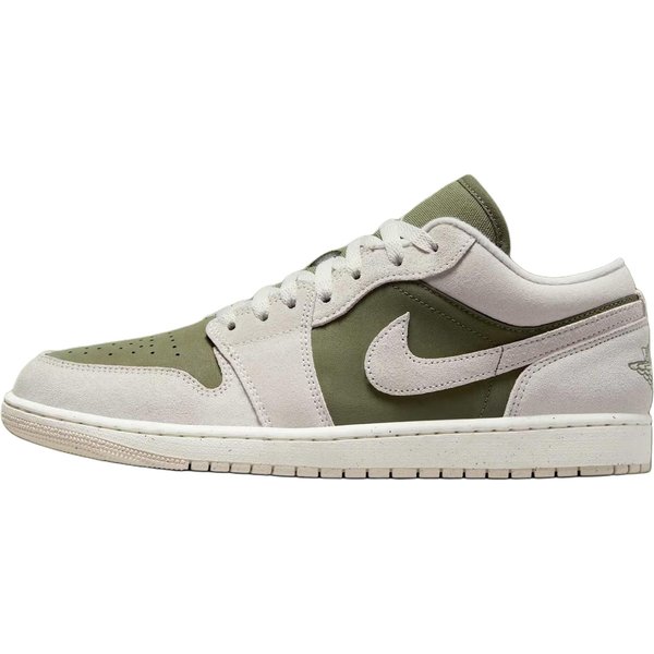 Jordan Air Jordan 1 Resistentes A La AbrasióN Zapatillas De Baloncesto Vintage De CañA Baja Unisex Blanco Verde Jordan HV4089-201 44 Gray-image