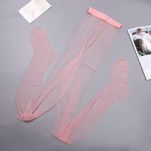 Nuevas Medias De Rejilla Transparentes Sin Costuras Ultra Finas 0D Para Mujer Medias Sexy De Verano LenceríA De Nailon Medias Femeninas One Size Gray-image