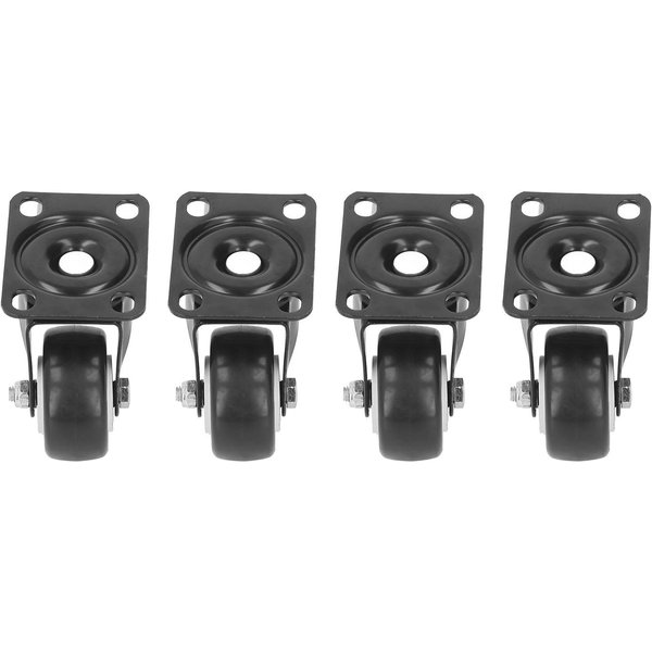 4 Piezas Rueda Giratoria Universal Resistente Al Desgaste PVC Ahorradora De Mano De Obra Duradera Alta Resistencia Rueda Giratoria-image