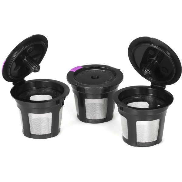 3 Uds CáPsulas De Café Reutilizables K-Cup Keurig Brewers Filtros De Café Recargables-image