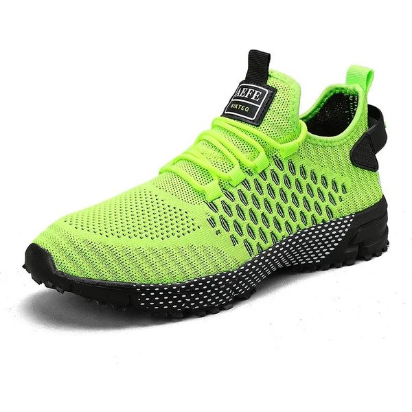 Yrzl Zapatillas De Running Para Hombre Ligeras Transpirables De Malla Zapatillas Antideslizantes CóModas Para Deportes Al Aire Libre Casuales Para Hombre Con Cordones 40-image