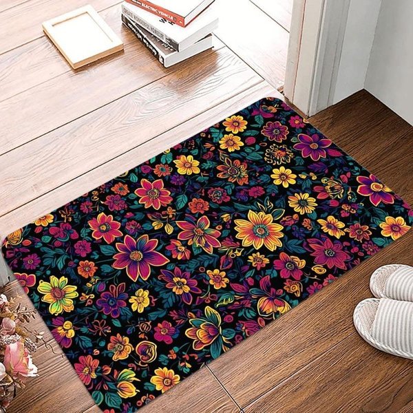 Boho Styl Drukowana AntypośLizgowa Wodoodporna Wycieraczka ŁAtwa W Czyszczeniu Mata PodłOgowa Na WejśCie Dekoracja Domu TrwałA Retro Klasyczna I PięKna 50X80Cm-image