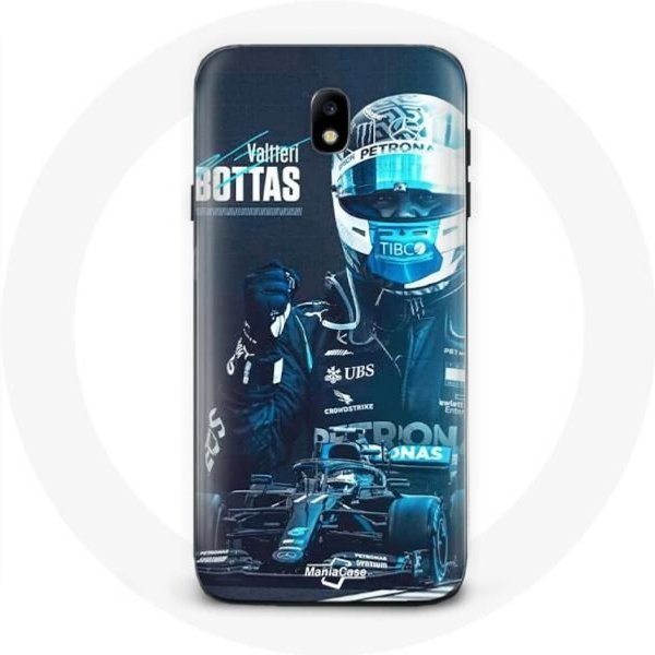 Funda - Maniacase - Samsung Galaxy S4 - FóRmula 1 Valtteri Bottas - Negro - RíGida Negro-image