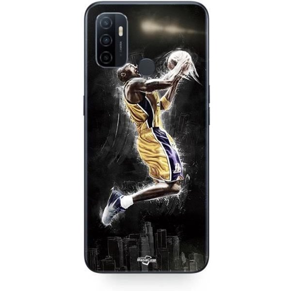 Coque Oppo A32 Basketball Kobe Bean Bryant 24 Black Mamba Maniacase Negro-image
