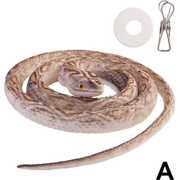 70 Cm Sztuczny DużY Gumowy Wąż Z Linią Symulacja Zabawka-żArt Realistyczny ŻYciowy Straszak ŻArt Dowcipne Zabawki Dla Dzieci Y2W4 Onesize-image