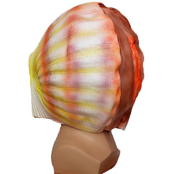 Maska Lateksowa Muszla - ŻArt One Size Fits All Adults Czerwony-image
