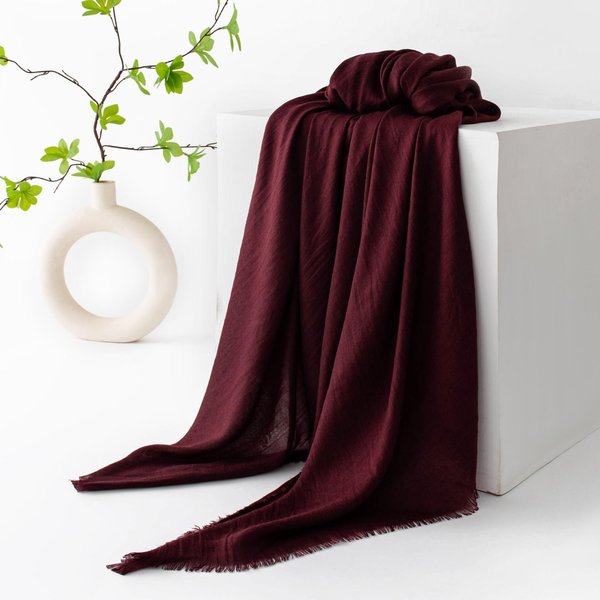 Premium Szalik Wiosna I Lato Jednolity Kolor JapońSka I KoreańSka Atmosfera PrzęDza Ochrona Przeciw SłOńCu Szal Prosty DłUgi 100-190Cm Gray-image
