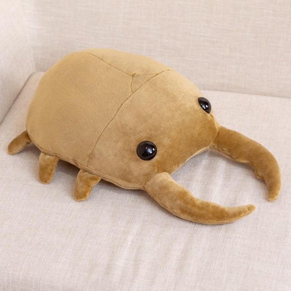 1Pc 50Cm/60Cm Kreatywna Symulacja Owady Pluszowe Zabawki Nadziewane Lalki Z KreskóWek Kawaii Beetle Poduszka Dla Dzieci Prezenty Urodzinowe Dla ChłOpcóW 50Cm-image