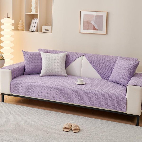 Tela Para CojíN De Sofá NóRdico, Universal Para Todas Las Estaciones, CojíN De AlgodóN Puro, Antideslizante, Sencillo, Moderno, Funda Para Sofá De SalóN, Toalla 70*70Cm-image