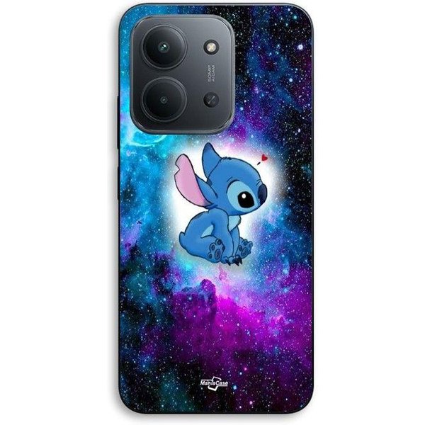 Etui Na Xiaomi Redmi 15C 5G Stitch Ohana Kolorowa Przestrzeń Maniacase Czarny-image