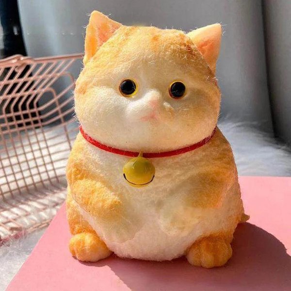 Dzieci DziecięCa Taba Squishy Uroczy Flokowany Kot Fidget Toy Bardzo DużA Sensoryczna Zabawka Antystresowa Dla DorosłYch Relaksacja LęKu ŚCiskanie Prezent-image