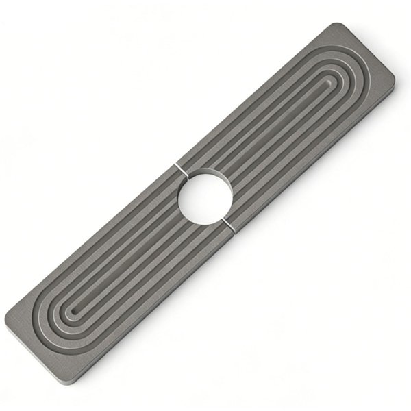 Alfombrilla Para Grifo Para Fregadero De Cocina Diatomeas Secado RáPido Alfombrilla Para Grifo Protector Contra Salpicaduras Para Fregadero Absorbente De Agua Para Encimera De BañO 60X10Cm / 23.6X3.9In Gray-image
