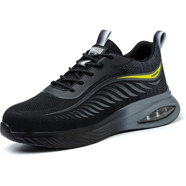 MęSkie Buty Robocze Air Cushion Anti-Smash Anti-Przebicie Ochronne Buty Robocze Niezniszczalne Buty Robocze Stalowe Obuwie Robocze Trampki 39-image