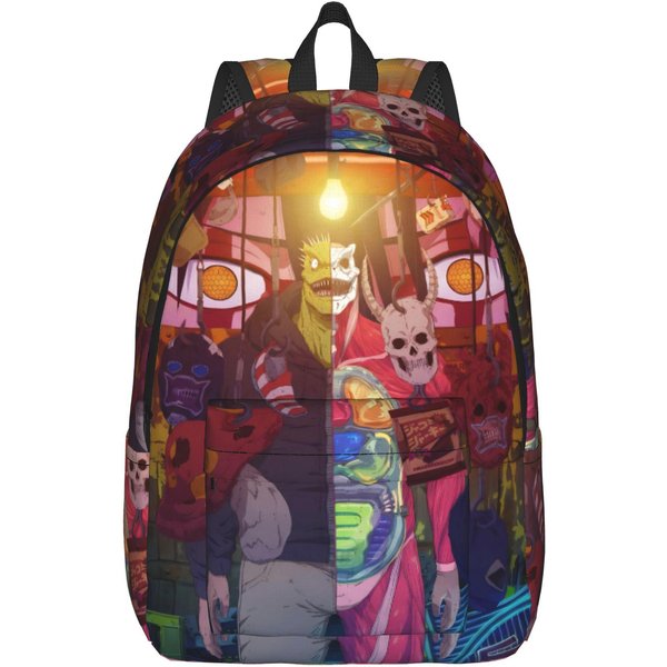 Mochila Genial De Anime Dorohedoro Regalo Escuela Secundaria Negocios Daypack Para Hombres Mujeres Bolso De Hombro Para PortáTil 15 Inches-image
