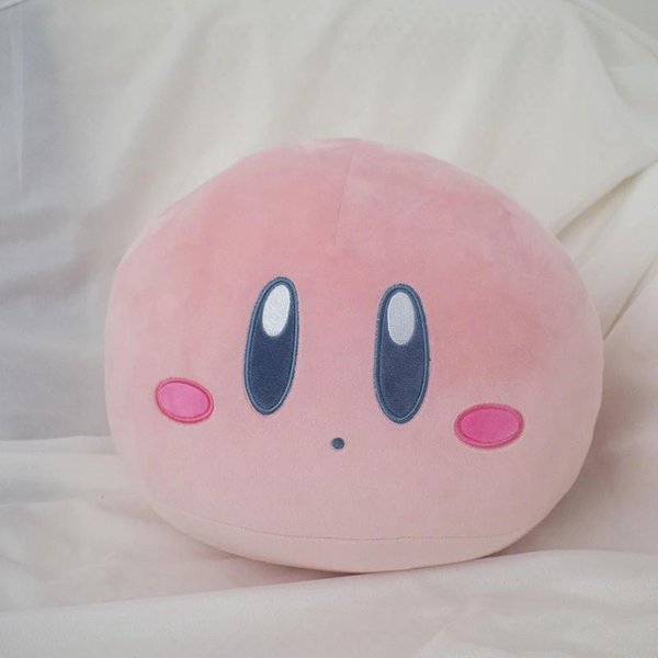 Lindo Peluche Suave De Kirby MuñEco Kawaii De Anime JaponéS Peluches Waddle Dee CojíN De Peluche Colgante Para Bolso Regalos De CumpleañOs NiñA 34X30Cm Pillow-image