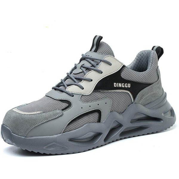 Lekkie Buty Robocze Ochronne MęSkie Damskie Buty Ze Stalowym Noskiem Niezniszczalne Buty Robocze Odporne Na Przebicie Ochronne Trampki Robocze 42-image