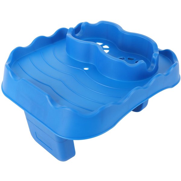 Stolik Do Wanny Z HydromasażEm Z Otworami DrenażOwymi AntypośLizgowy Regulowany Stolik Boczny Do Wanny Z HydromasażEm Do BasenóW SPA Wanna Blue-image