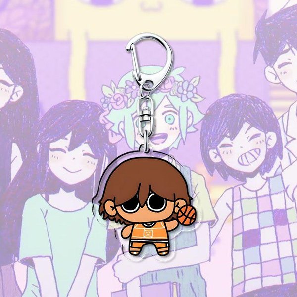 Gra Omori Mari Kel Aubrey Henry Hero Basil Sunny Breloczek Do Cosplayu Kawaii Akrylowy Breloczek Brelok Ozdoba Do Torebki Dekoracja Rekwizyt 5Cm Gray-image