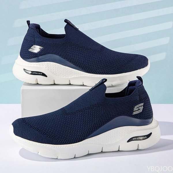 Nuevos Zapatos Transpirables Para Hombre Antideslizantes Para Exteriores Malla Zapatos Casuales CóModos Zapatillas VersáTiles Ligeros Zapatos Masculinos Homme 41-image