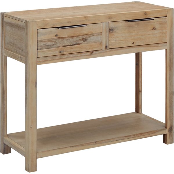 Mesa Consola 82X33X73 Cm Madera De Acacia Maciza-image