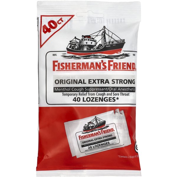 Fisherman's Friend, Pastillas Para La Tos Con Mentol, Original Extra Fuerte, Pastillas 40 Pastillas-image