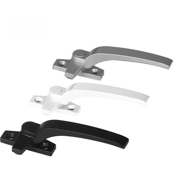 Zabytkowa Pogrubiona Aluminiowa Klamka Okienna Z Zamkiem Do Okien Ze Stali Plastikowej, Pasuje Do 50 Modeli Drzwi I Okien Right Handle-image