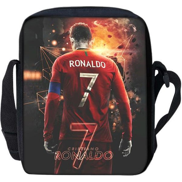 Ronaldo Nadruk Torba Na Ramię Listonoszka Torebka CR Gwiazda PiłKi NożNej Plecaki Szkolne Torba Na Telefon Torba Sportowa PiłKa NożNa Torba Na Zakupy Najlepszy Prezent-image