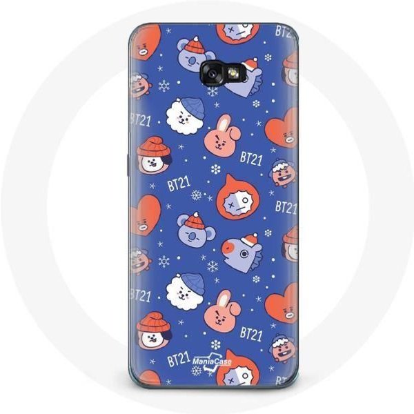 Funda Para Samsung Galaxy A5 BTS Bangtan Sonyeondan BT21 Navidad 2023-image
