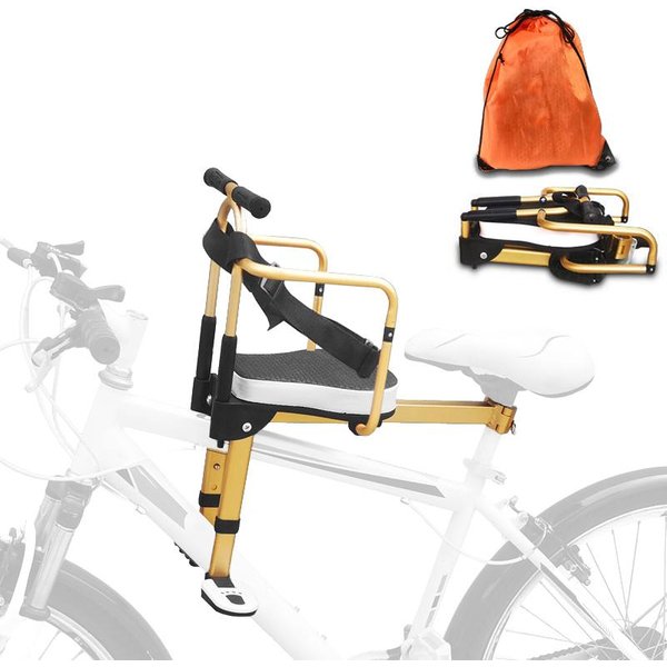 Lixada Bicicleta De MontañA Asiento De Seguridad Para NiñOs Asiento De Ciclismo Acolchado Para NiñOs Bicicleta Infantil Montada Delantera Type B-image