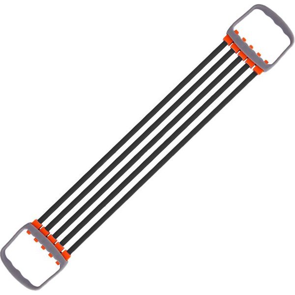 Zestaw Treningowy CałEgo CiałA Expander Klatki Piersiowej Z 5 Wyjmowanymi TaśMami Oporowymi Do Pilatesu Pompki Trening MięśNi Wzmacnianie Czarny-image