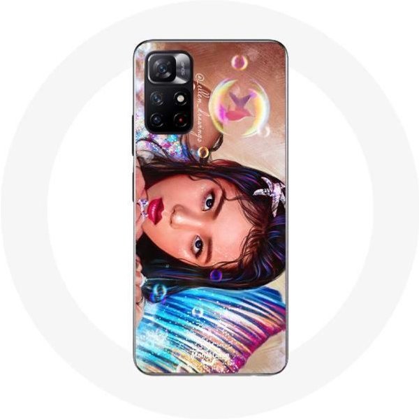 Funda - Maniacase - Xiaomi Redmi Note 11S 5G - Negra - Flexible - PóSter Fanart Negro-image